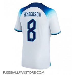 England Jordan Henderson #8 Replik Heimtrikot WM 2022 Kurzarm